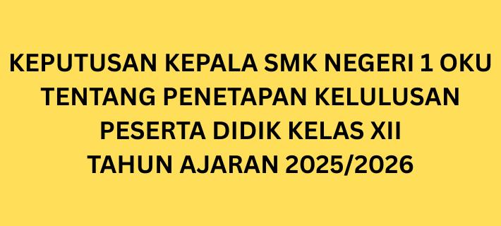 PENGUMUMAN